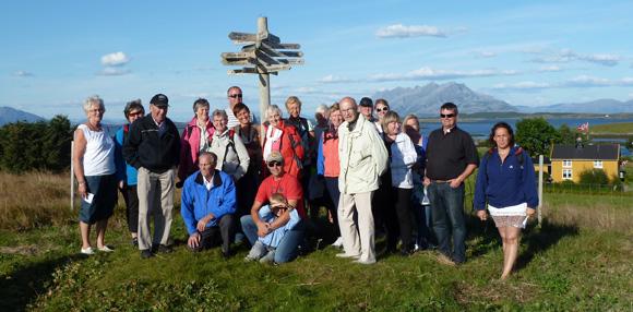 Bes�k fra Vega 14. august 2011.